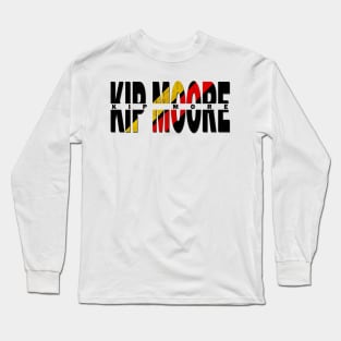 vintage typo Kip Moore Long Sleeve T-Shirt